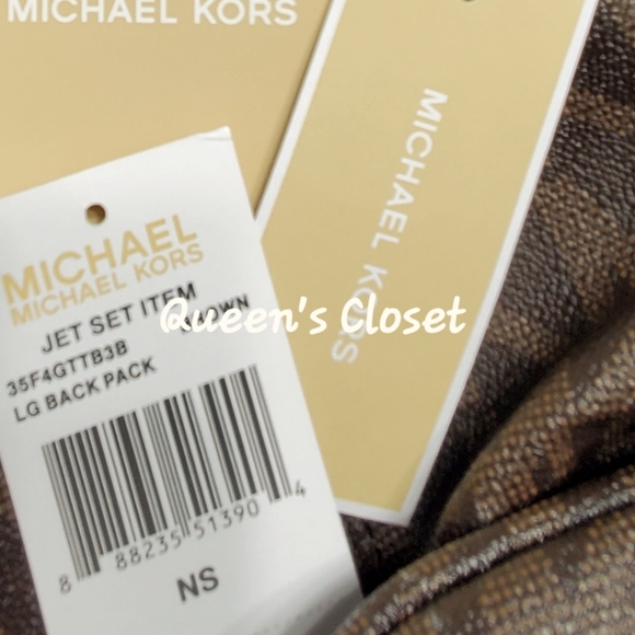 Michael Kors | Canvas Logo Large Backpack |💥BRAND NEW - Picture 8 of 8